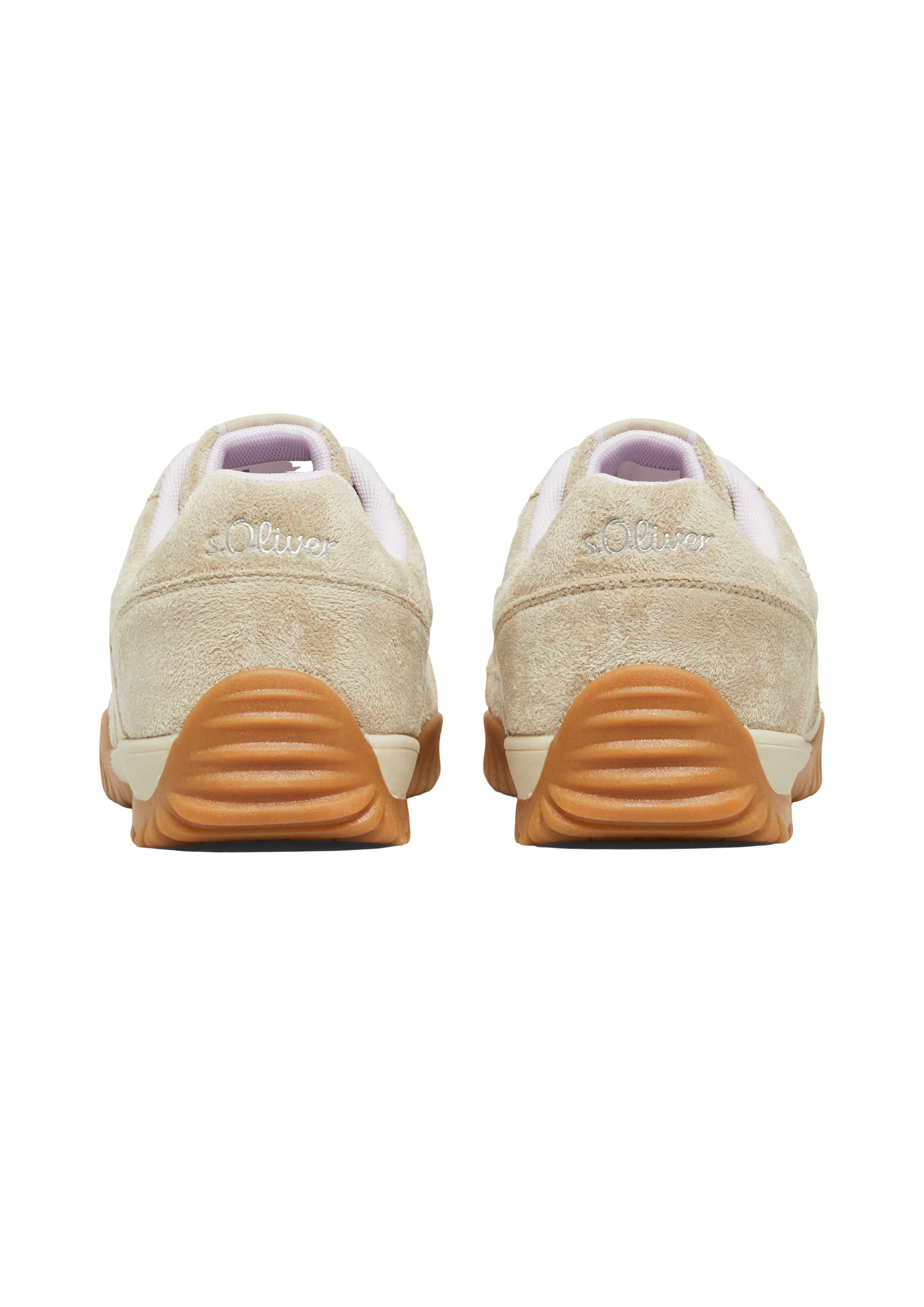 s.Oliver Sneakers laag in Beige