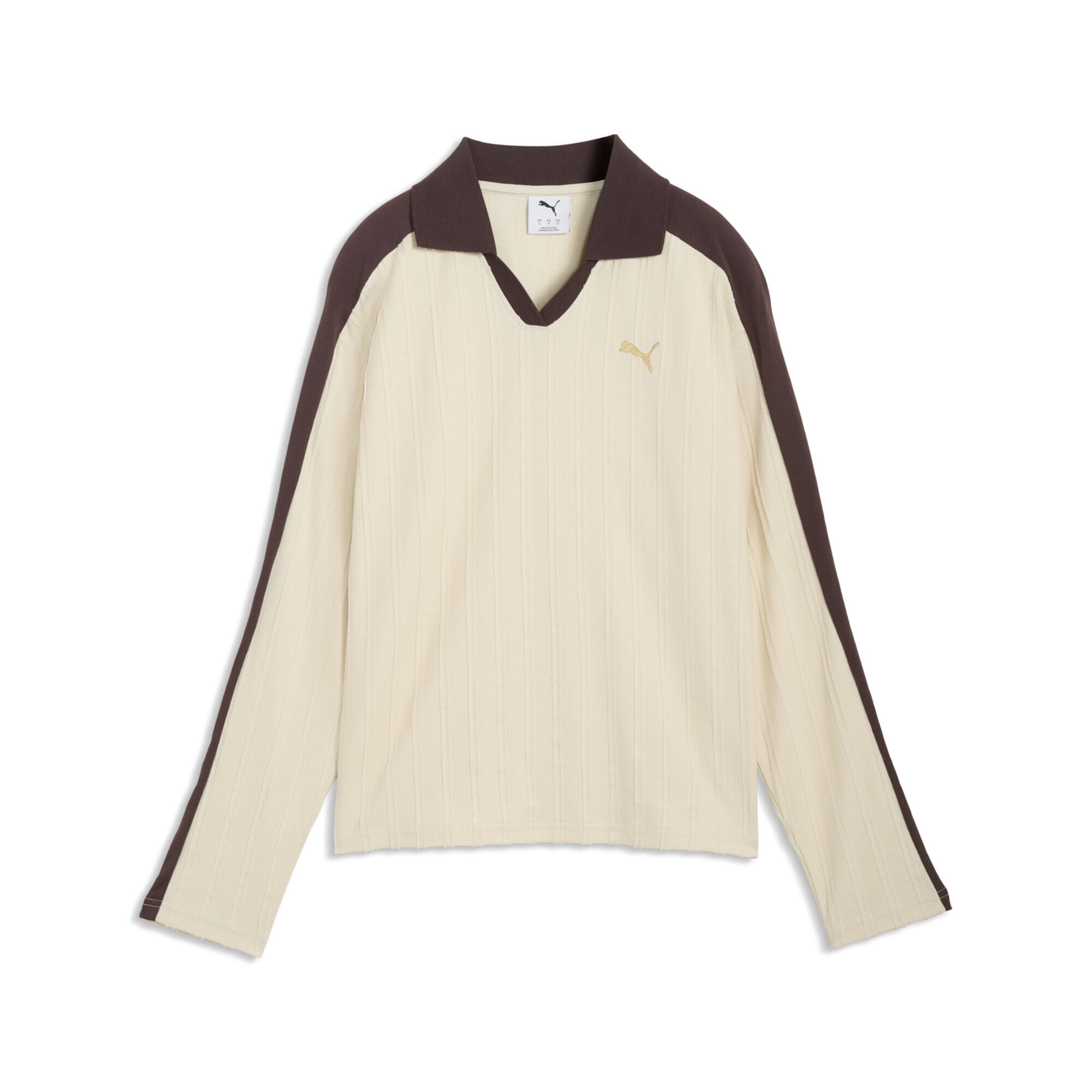 PUMA Functioneel shirt 'T7' in Beige: voorkant