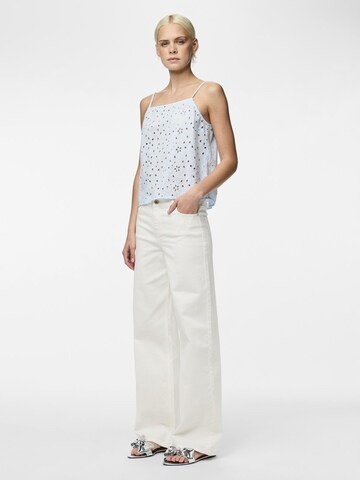 PIECES Top 'WENDY' in Blue
