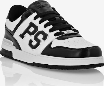 Plein Sport - Sapatilhas baixas em branco: frente