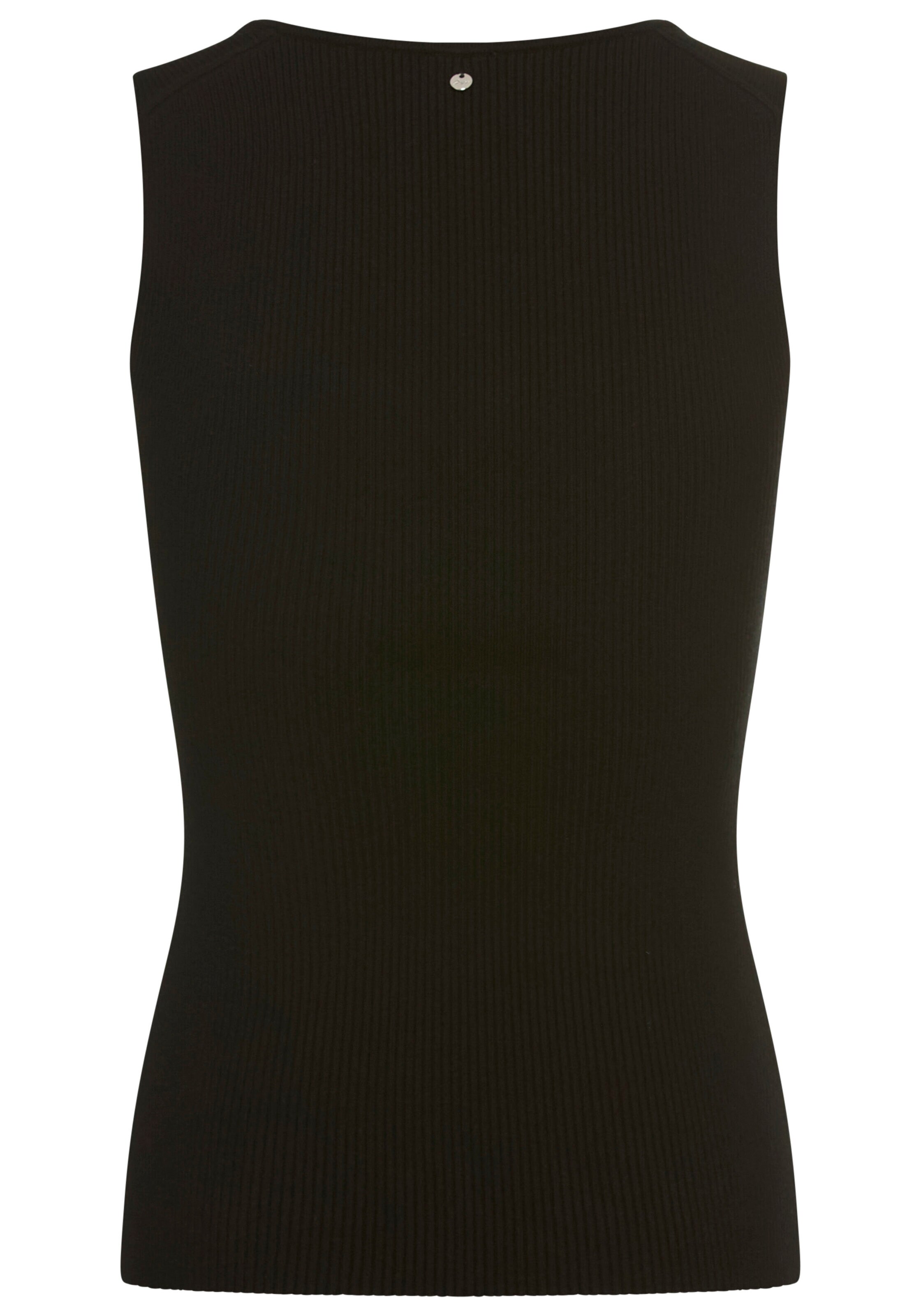 BOSS Knitted Top in Black