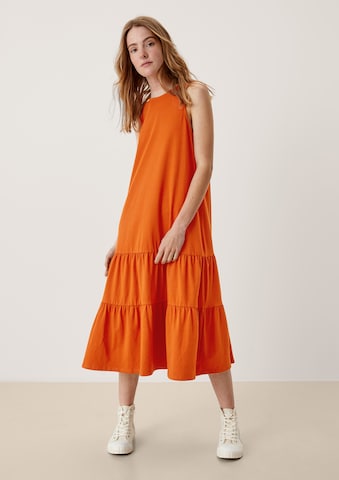 QS Kleid in Orange