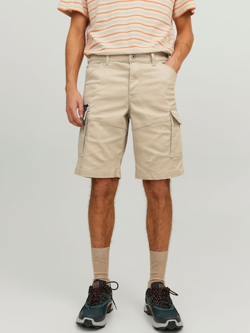 JACK & JONES Regular Cargohose in Beige: predná strana