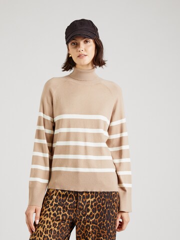 PIECES Sweater 'PCSIA' in Beige: front