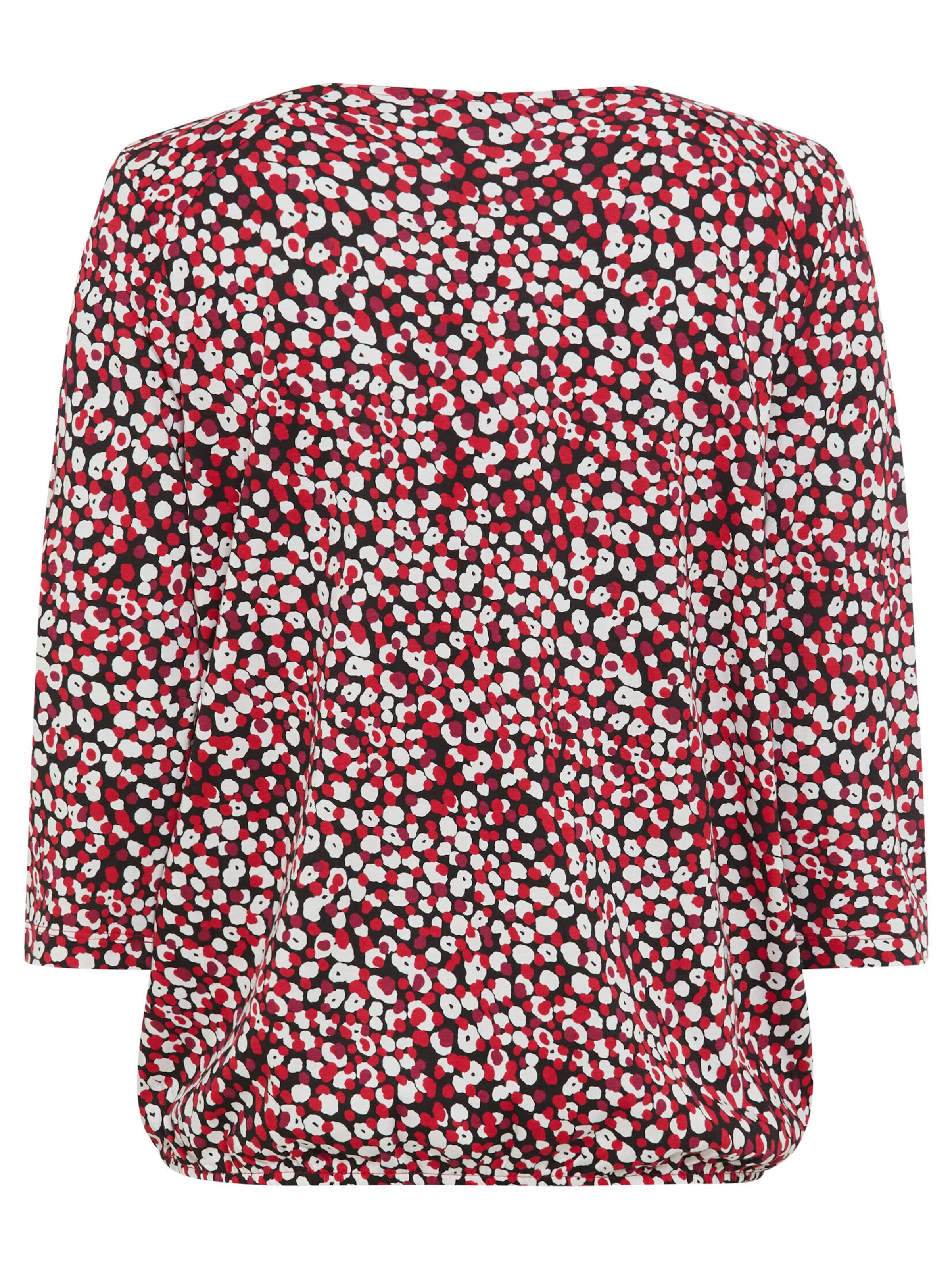 Olsen Shirt, mit elastischem Saum in Rot: Vorderseite