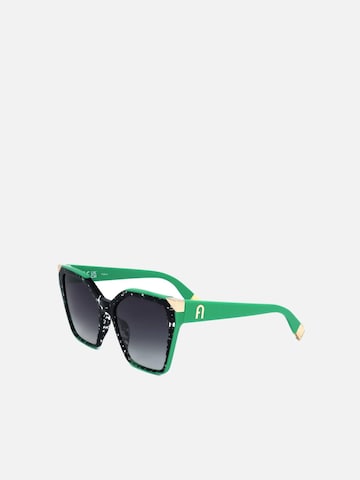 Occhiali da sole 'Furla SFU686V Brown grey havana 54/18/140 Women Sunglasses' di FURLA in nero