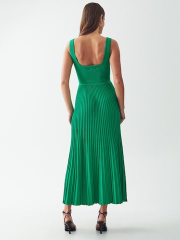 Rochie 'LANI' de la Calli pe verde: spate