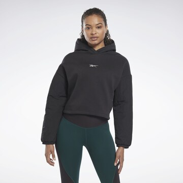 Reebok Athletic Sweatshirt in Black: front