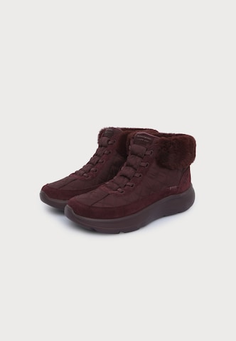 SKECHERS Botki sznurowane 'ON-THE-GO ENCORE - MAISIE' w kolorze czerwony