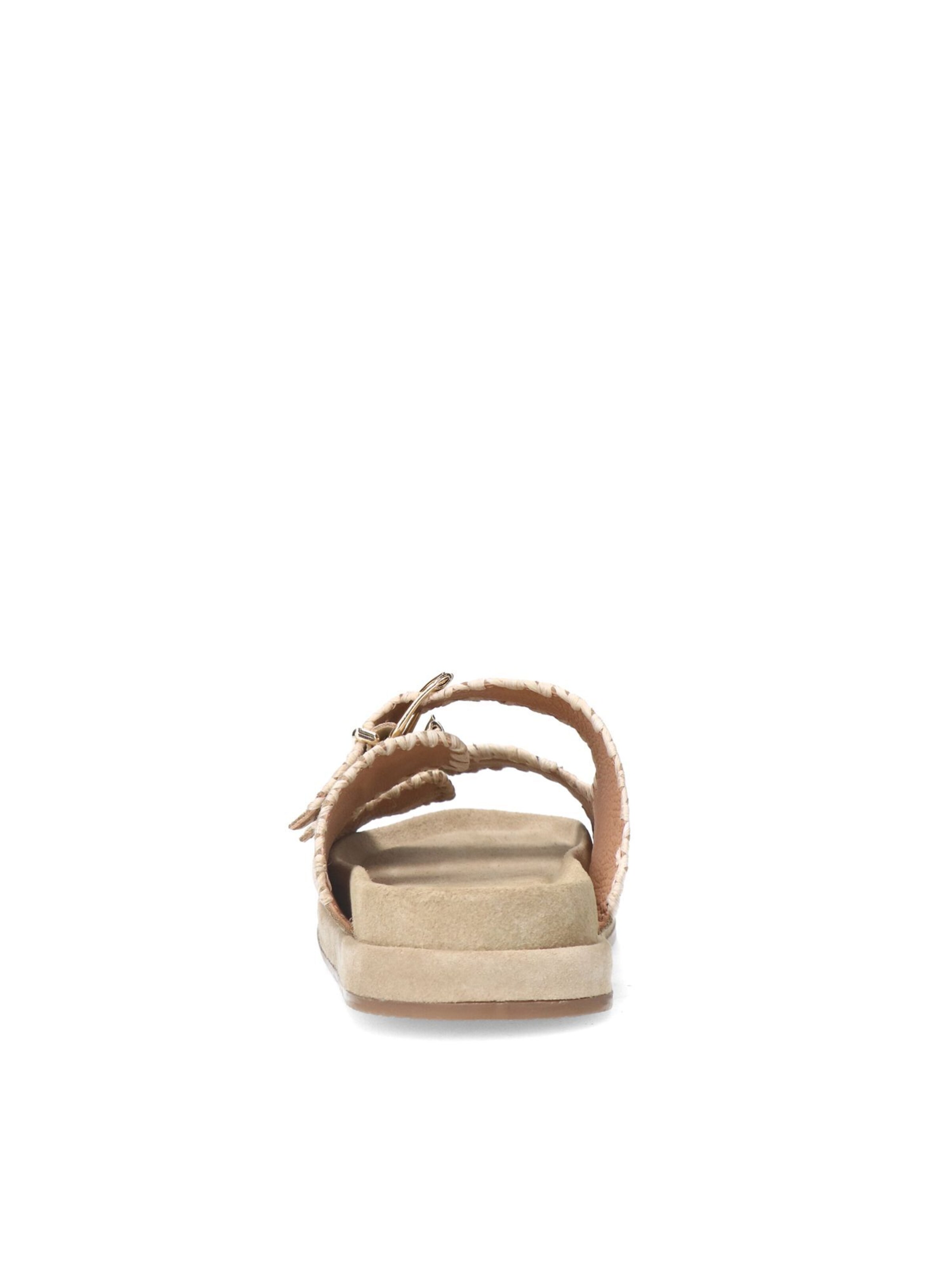 MANFIELD Mules in Beige