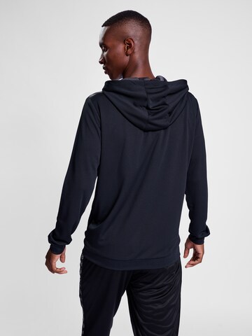 Hummel Athletic Zip-Up Hoodie 'AUTHENTIC' in Black