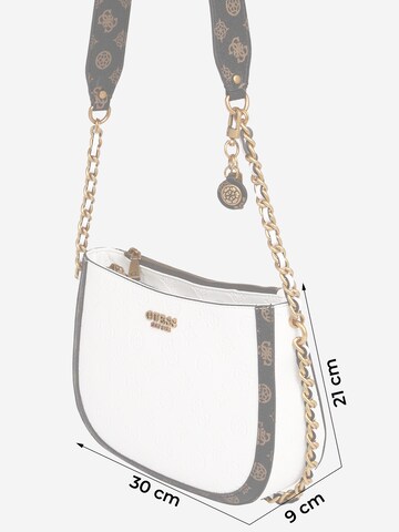 GUESS - Bolso de hombro 'ABEY' en blanco