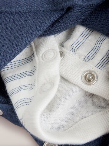 Next Set: Latzhose und Body in Blau