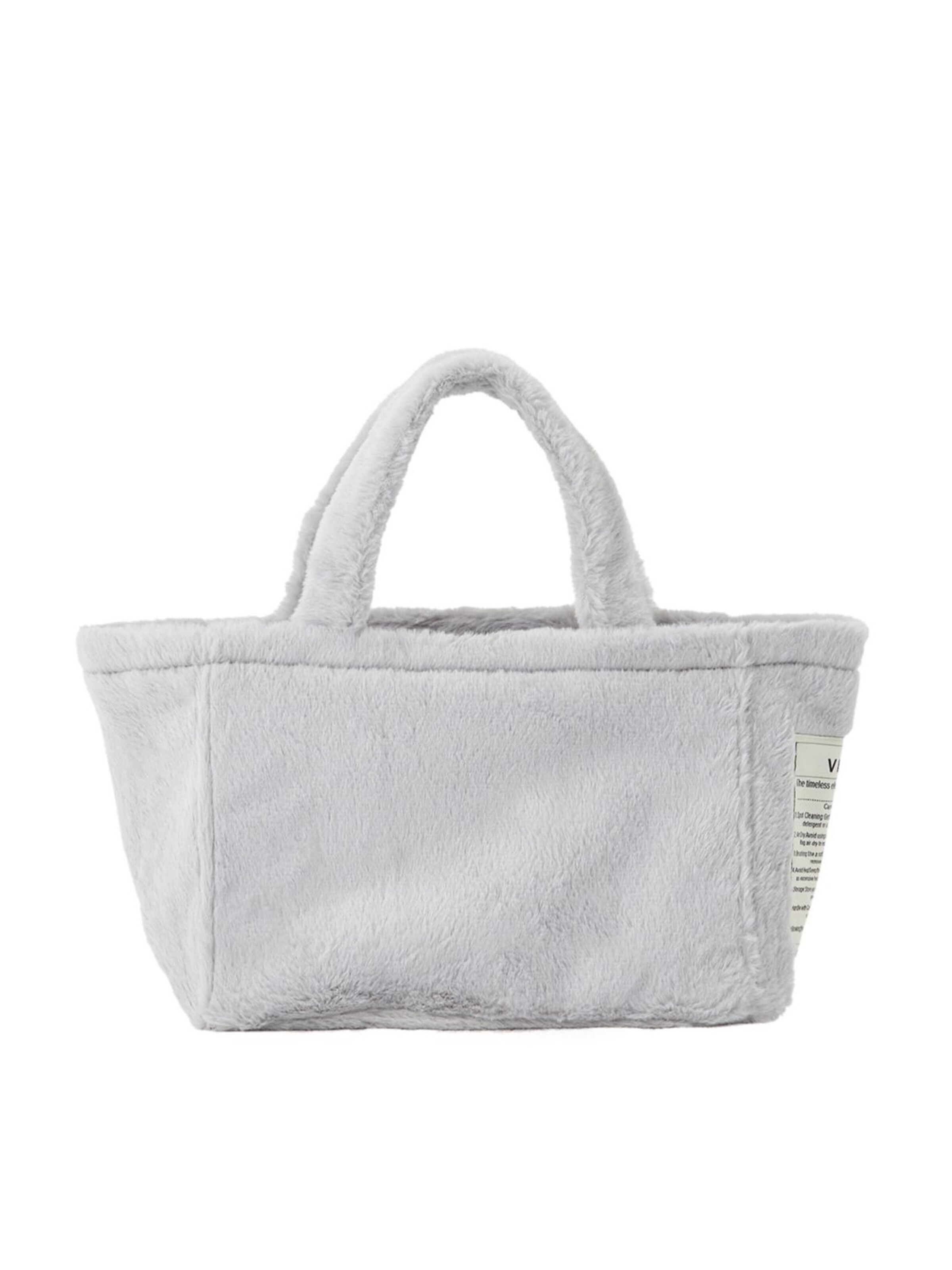 VINT+ Håndtaske 'Fluffy Bag Small' i grå