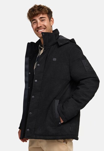 Veste d’hiver 'Olime' INDICODE JEANS en noir