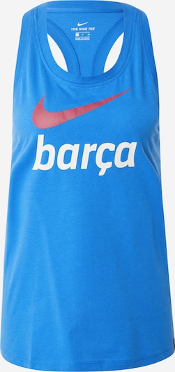 NIKE Haut de sport en bleu / rouge / blanc, Vue avec produit