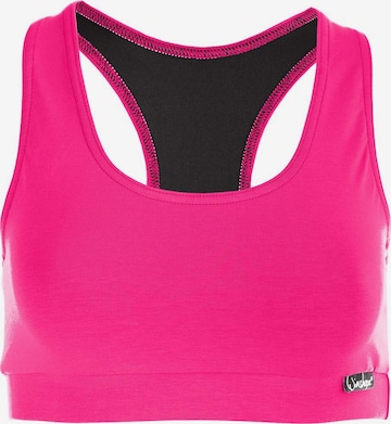 Winshape Bustier Sport-BH 'WVR1' in Pink: predná strana