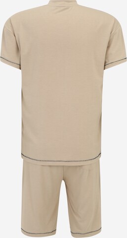 HUGO Red Pyjamas kort i beige