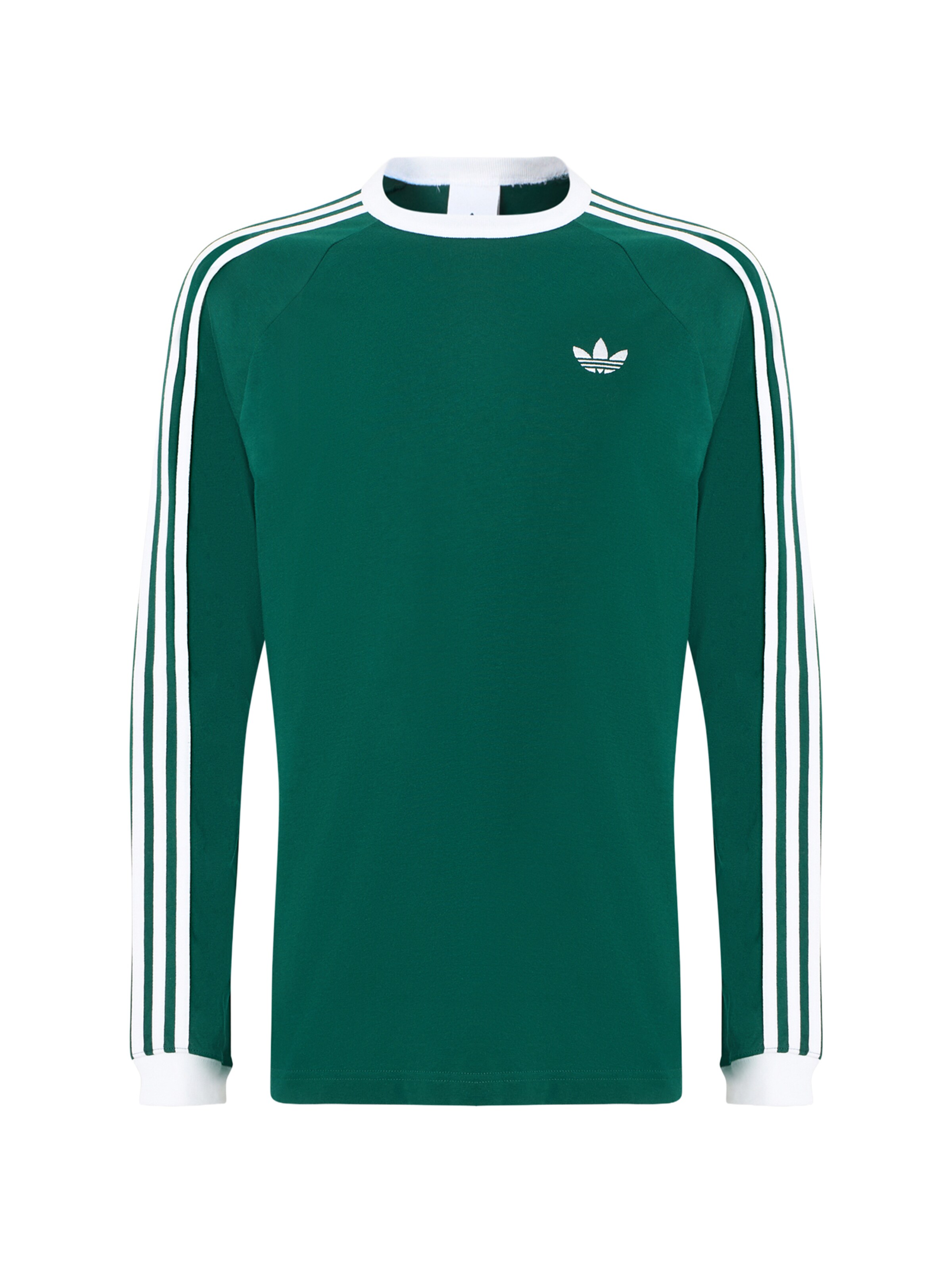 ADIDAS ORIGINALS Μπλουζάκι σε σκούρο πράσινο / λευκό, Άποψη προϊόντος