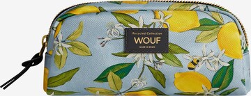 Wouf Cosmetic Bag 'Daily' in Blue: front