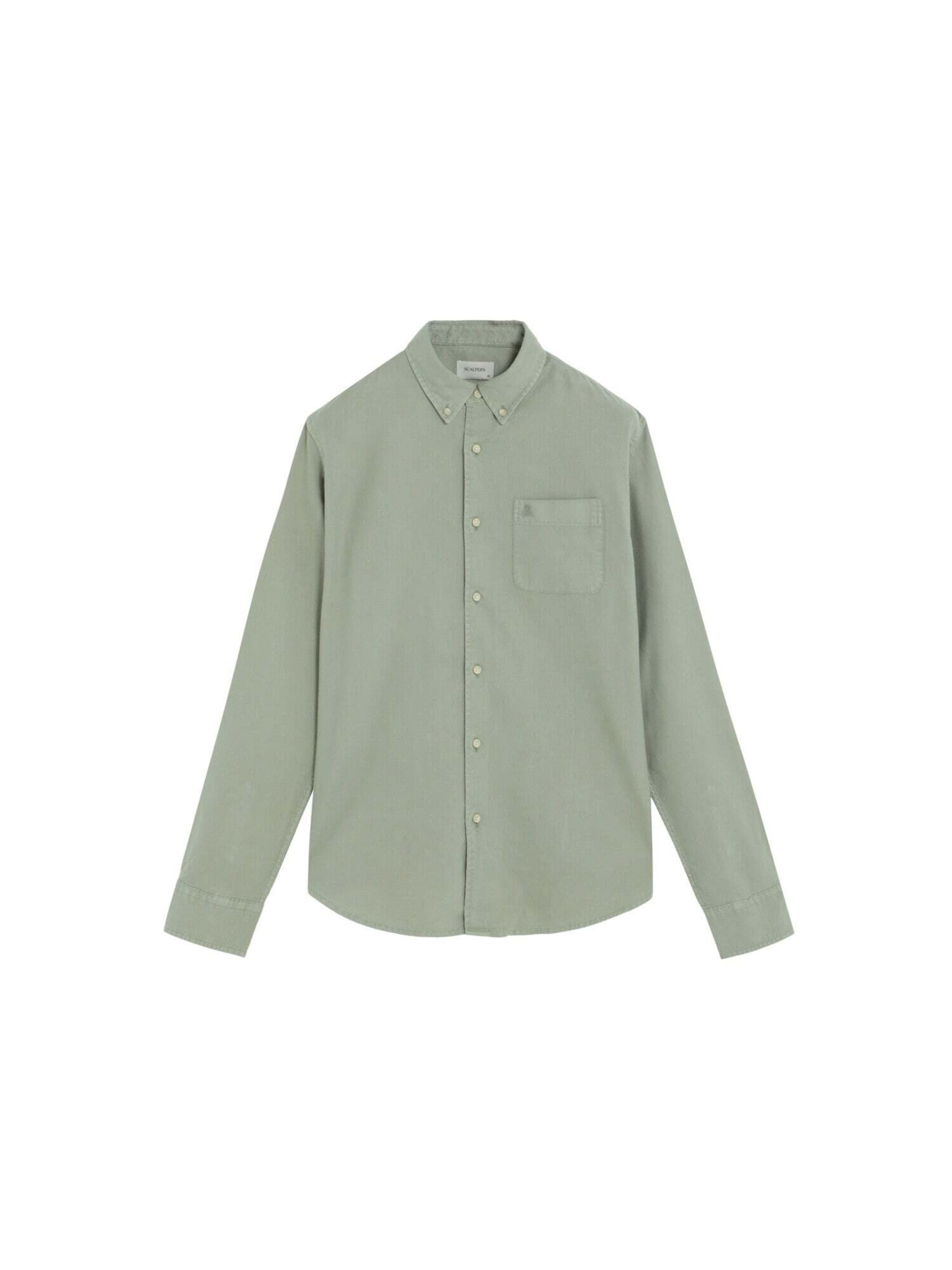 Coupe regular Chemise ' ' Scalpers en vert : devant