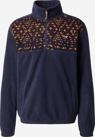 Iriedaily Sweatshirt 'Kneece' in Blue: front