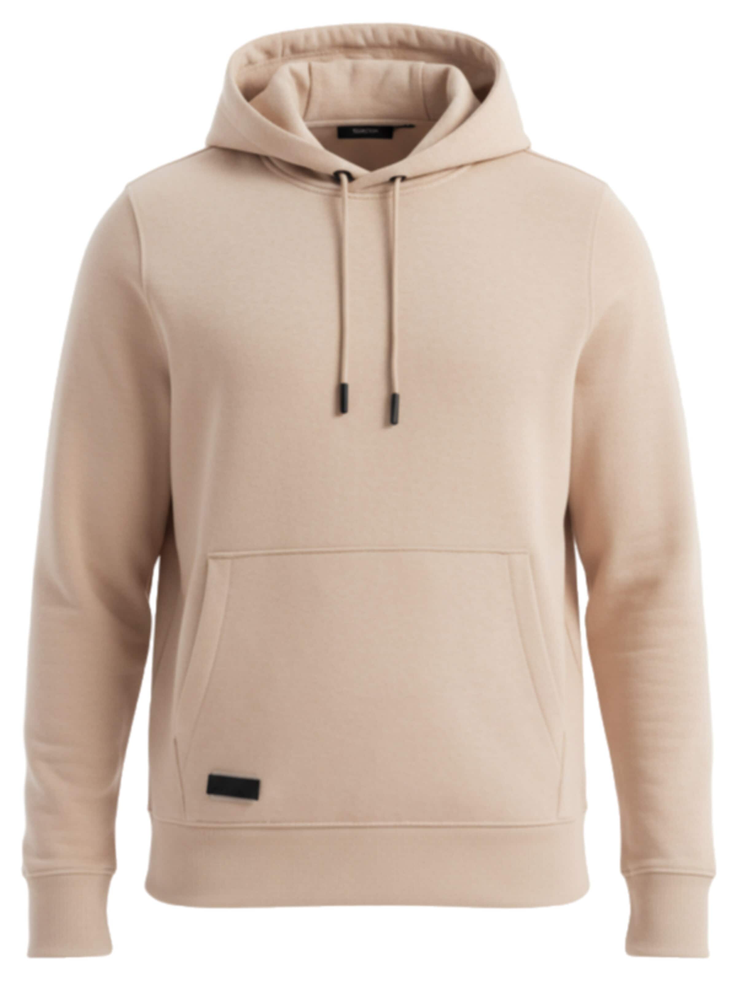 Sweat-shirt Ombre en beige