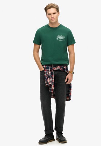 Superdry Shirt 'Heritage' in Groen