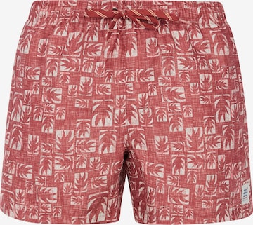 PROTEST Badeshorts 'PRTTifton' in Rot: Vorderseite