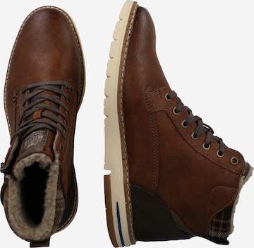 MUSTANG Lace-up boots in Brown