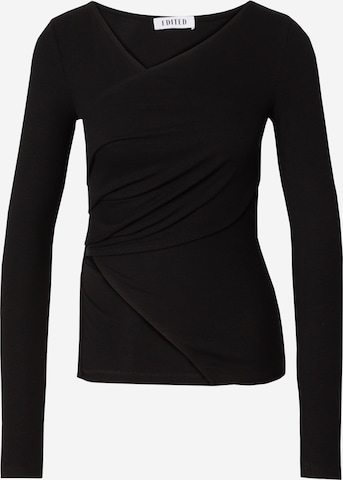 Maglietta 'Rahel' di EDITED in nero: frontale