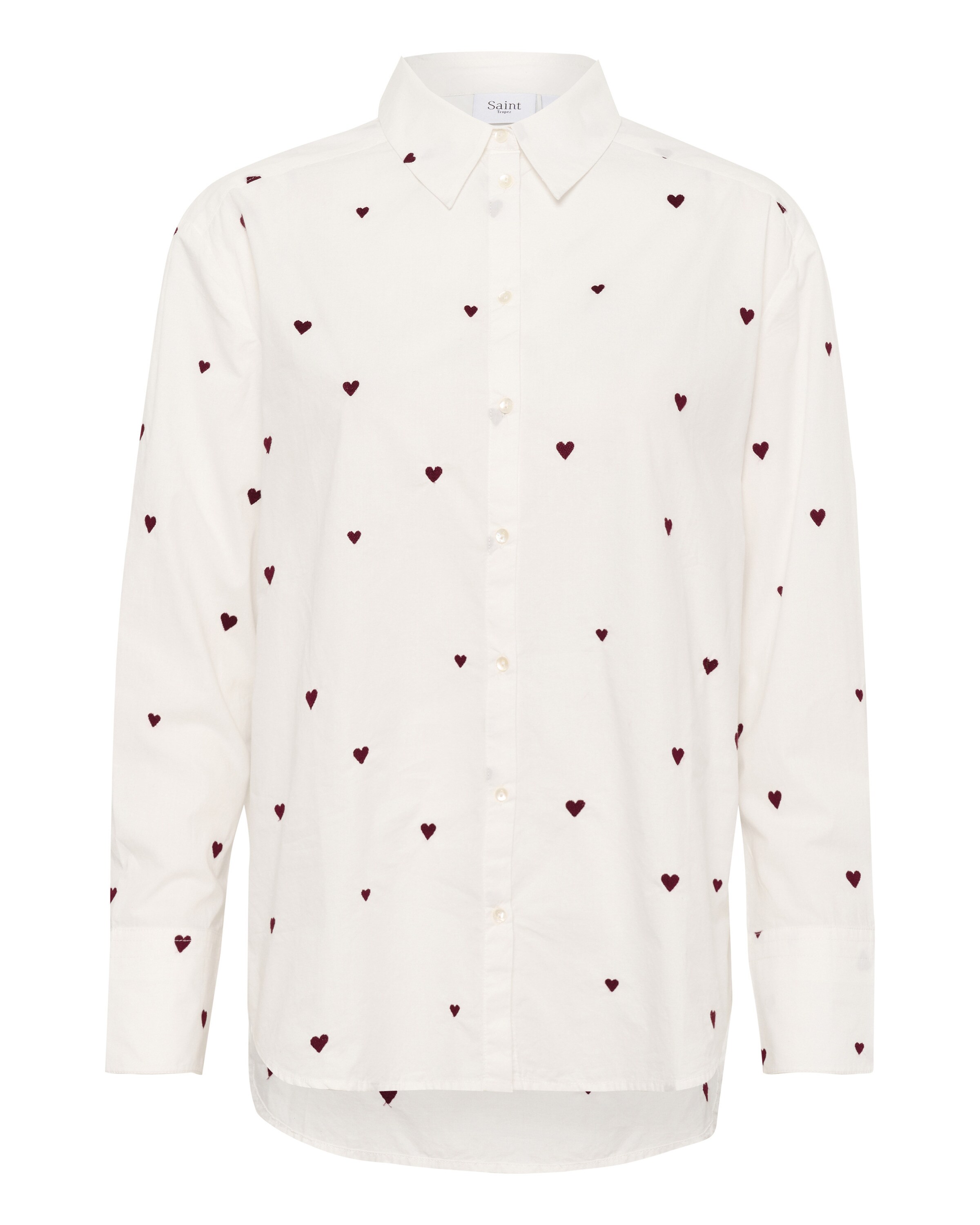 SAINT TROPEZ Blouse 'Dianne' in Wit: voorkant