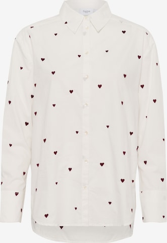SAINT TROPEZ Blouse 'Dianne' in Wit: voorkant