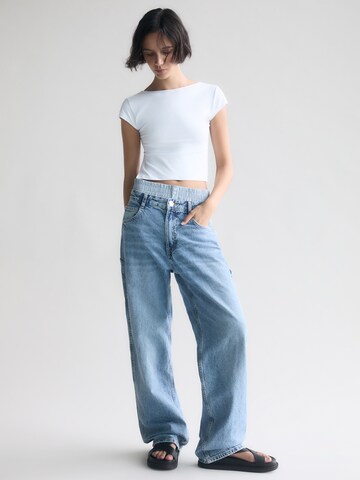 Pull&Bear T-shirt i vit