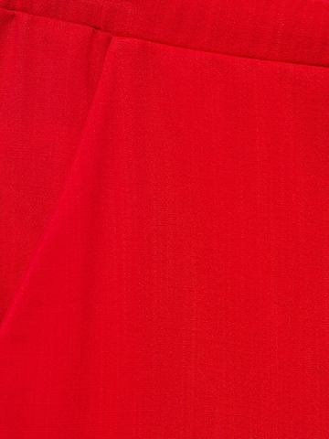 MANGO Loose fit Trousers 'RIGA' in Red