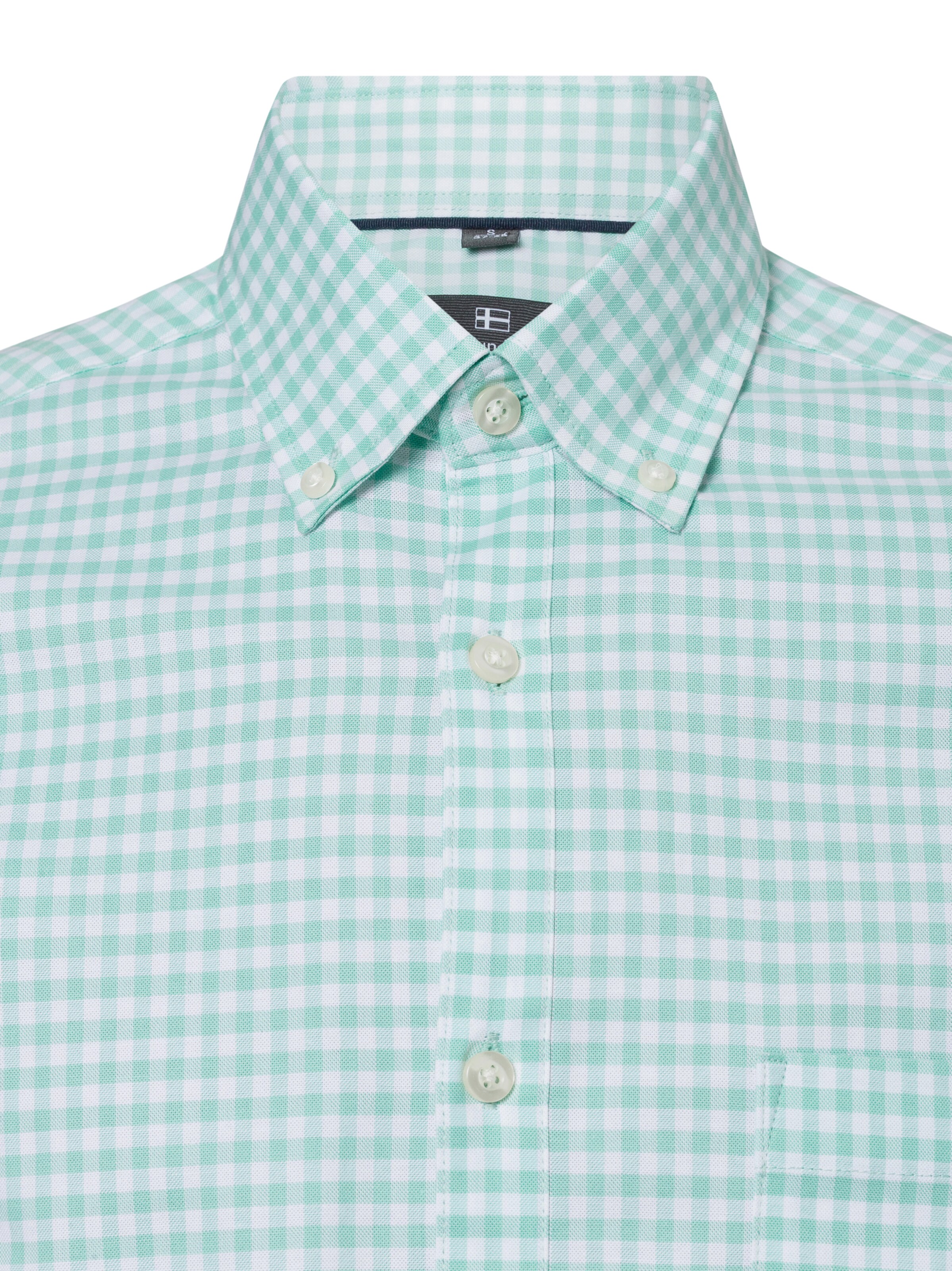 Nils Sundström Slim Fit Hemd ' ' in Grün