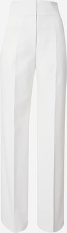 Wide leg Pantaloni con piega frontale 'Himia' di HUGO Red in bianco: frontale