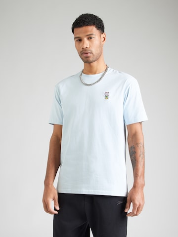 Iriedaily Majica 'Bye Bye' | modra barva: sprednja stran