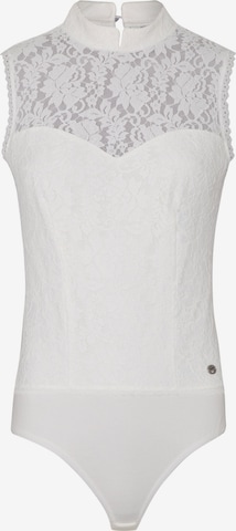 SPIETH & WENSKY Shirt Bodysuit 'Adina' in White: front