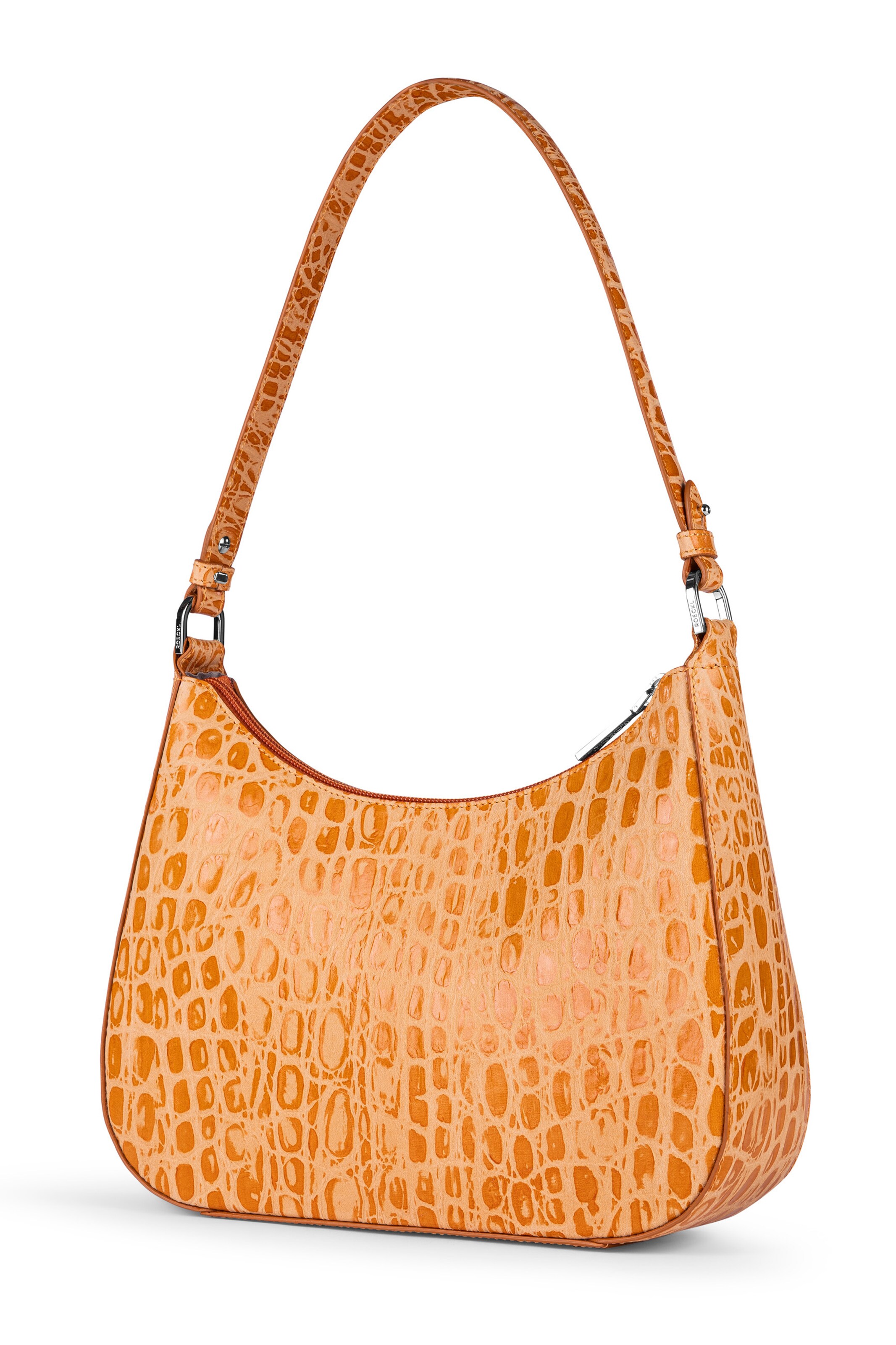 Borsa a spalla 'CLEO SCHULTERTASCHE CROCO SMALL' di Roeckl in arancione