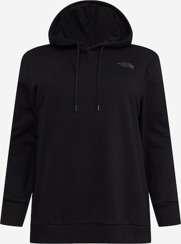 Bluză de molton de la THE NORTH FACE pe negru: față