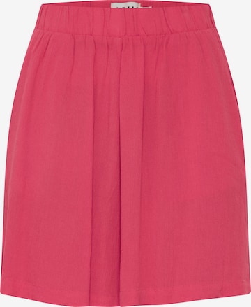 ICHI Broek 'Marrakech' in Rood: voorkant