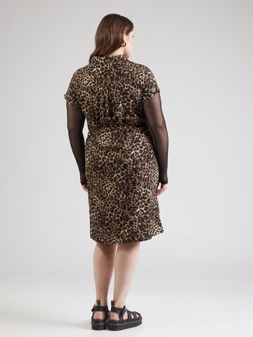 ONLY Carmakoma Shirt dress 'CARDiega' in Black