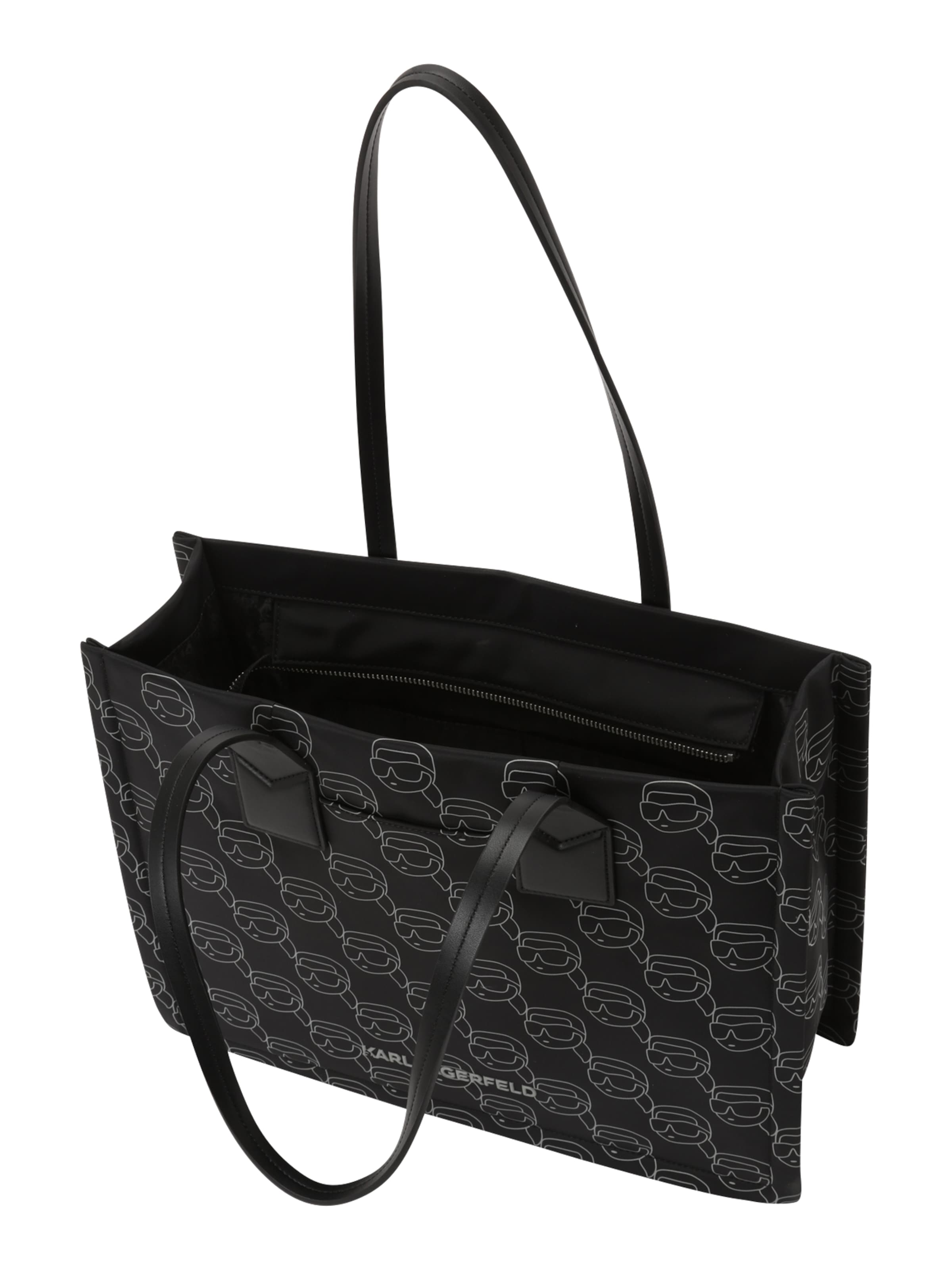 Shopper 'Ikon' di Karl Lagerfeld in nero