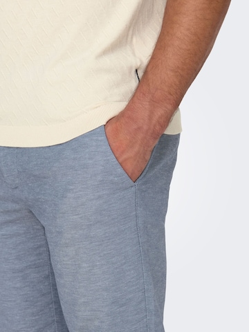 Only & Sons - regular Pantalón chino 'ONSMARK' en gris
