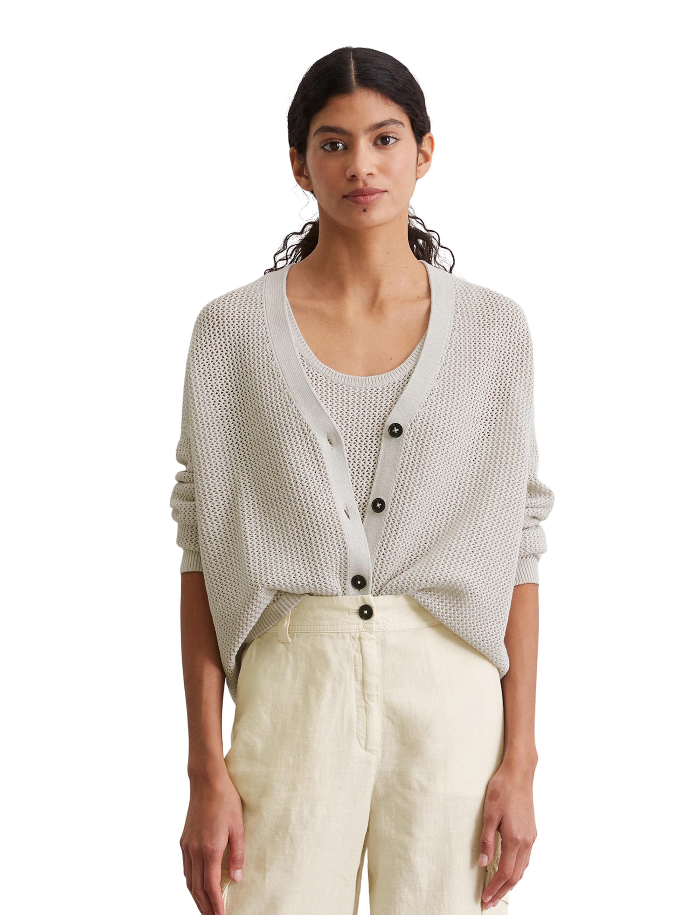 Marc O'Polo Kardigan – šedá: přední strana