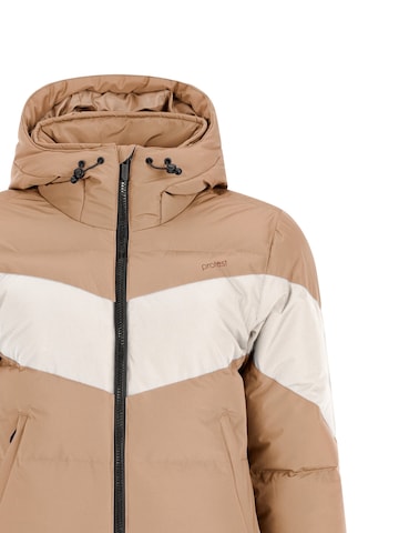 PROTEST Athletic Jacket 'PRTJilly' in Brown