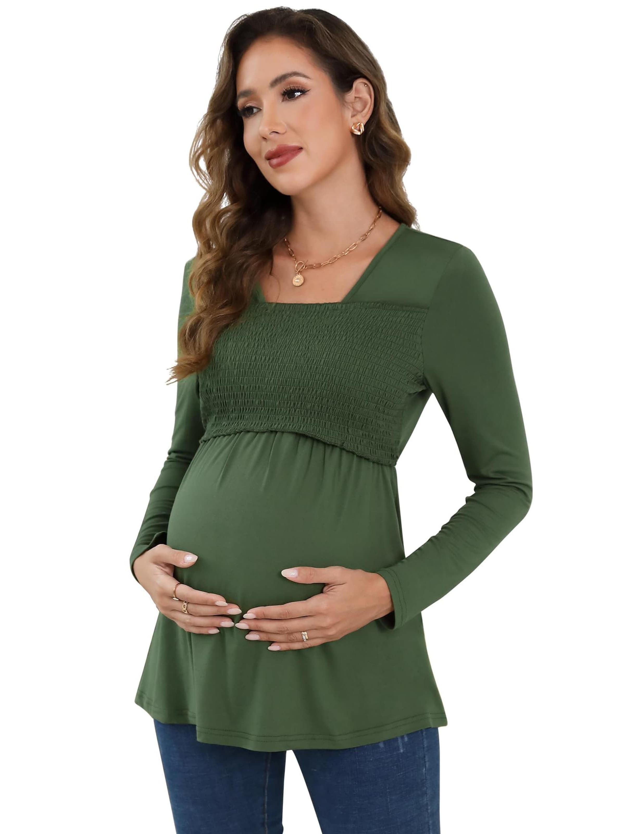 Yesfashion Blouse in XL in Dark green, Item view