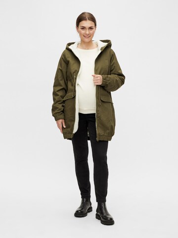 MAMALICIOUS Between-seasons parka 'Linse' in Green