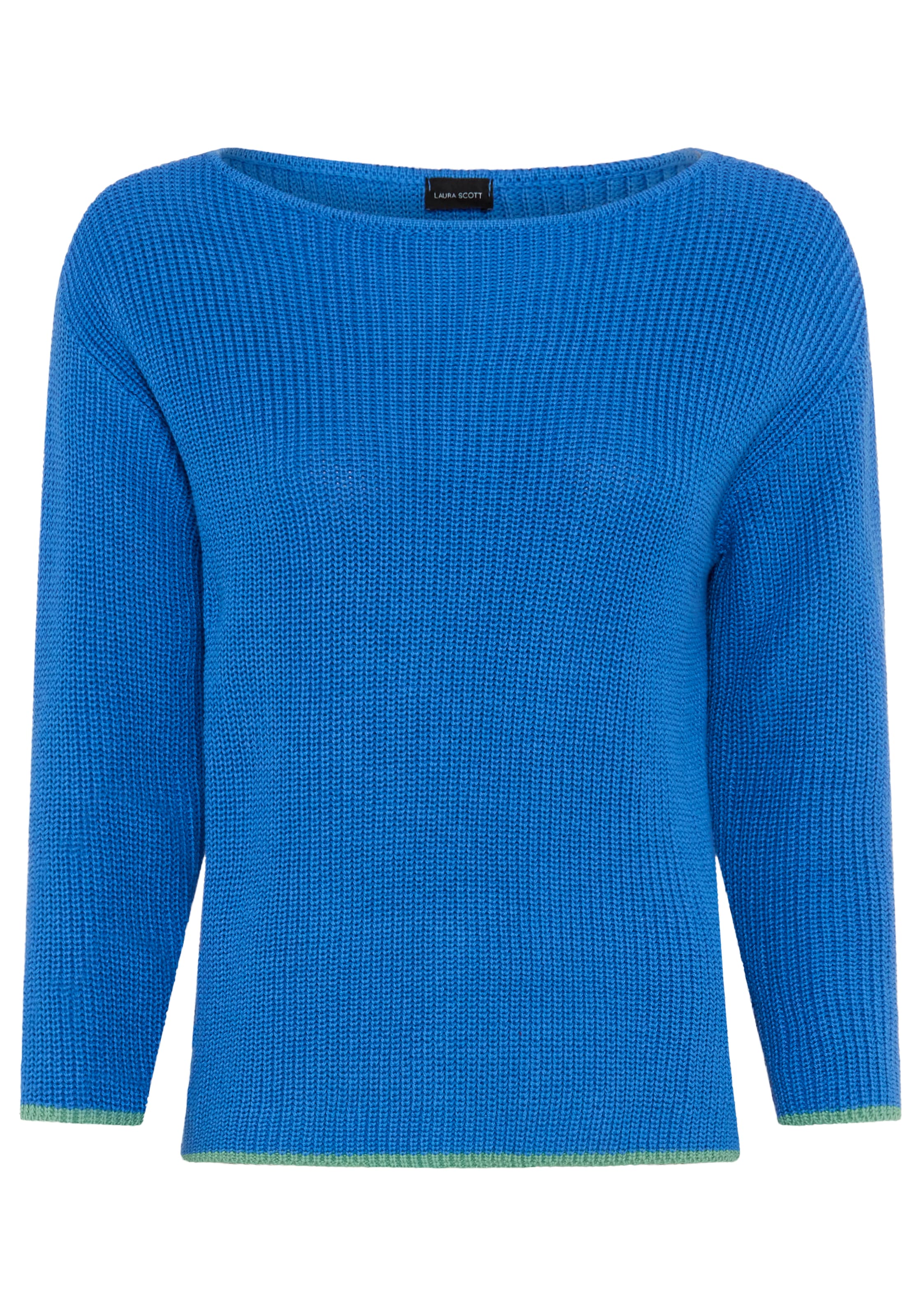 LAURA SCOTT Strickpullover in Blau: Vorderseite